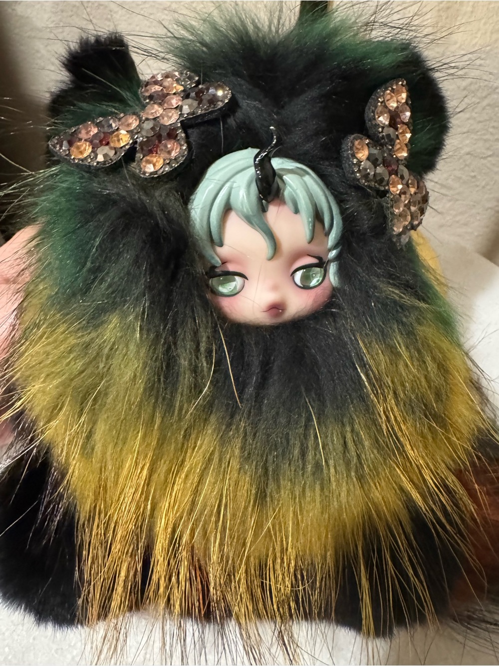 Whimsical Multi Skullpanda Bag Accessory - Picture 6 of 7